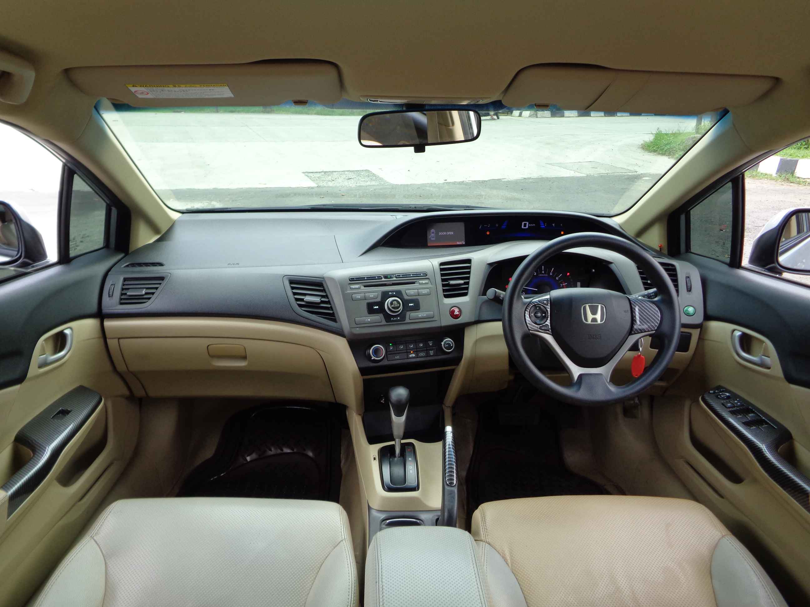 Interior Depan Honda Civic FB 2012